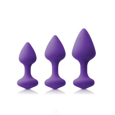 NS Novelties Inya Triple Kiss Trainer Kit Set of 3 Butt Plugs