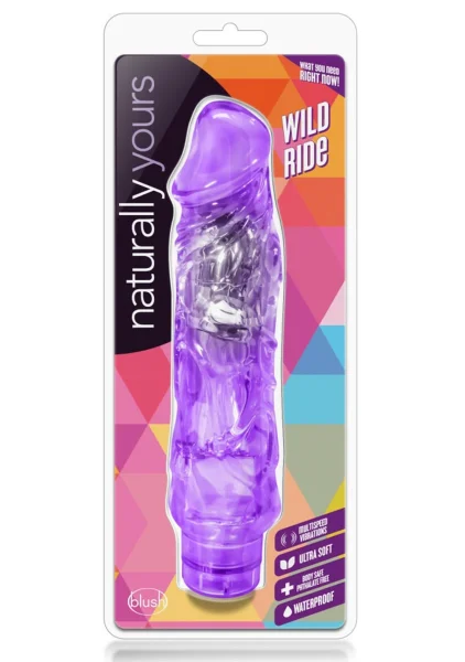 Blush Wild Ride Vibrating Dong (Blue)