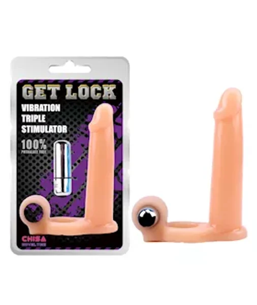 Vibration Triple Stimulator - Flesh — image 4 of 4