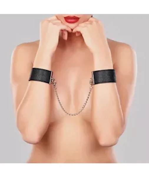 Adore Lust In Love Wrist Cuffs - Black - One Size — image 4 of 4