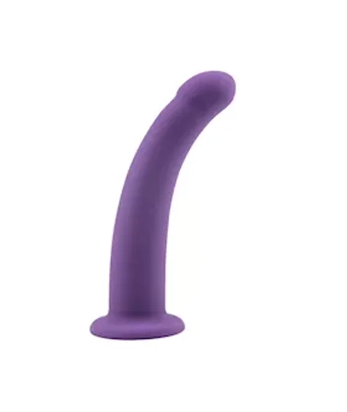 Bend Over Suction Cup Dildo - 7 Inch - Purple - 7 Inch — image 3 of 4