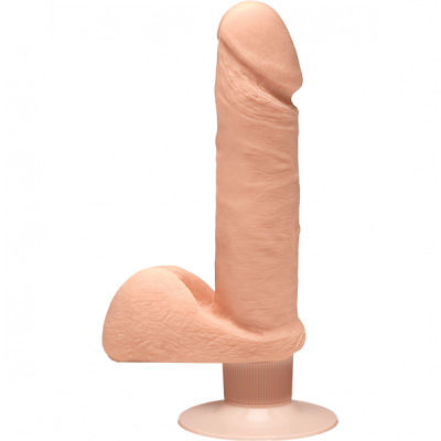 The D Perfect D 7 Vibrating Realistic Dong With Balls