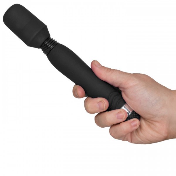 Lusty Lover Black Wand Vibrator