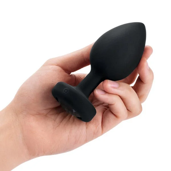 b-Vibe Vibrating Jewel Plug Xxl Black