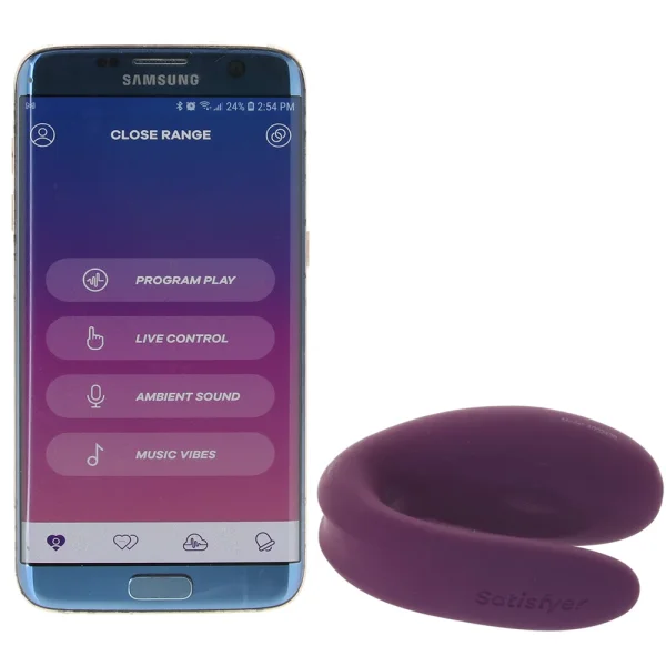 Satisfyer Double Joy App-Enabled Wearable Couples Vibrator with Remote Control