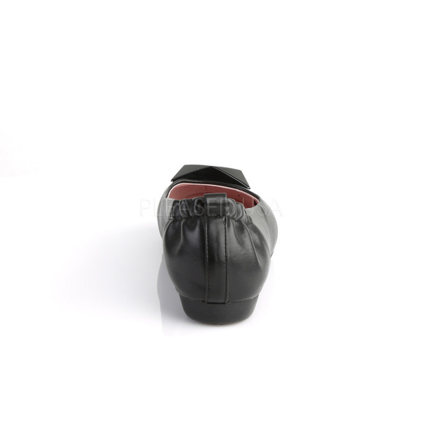 Round Toe Foldable Flats W/ Geometric Adornment — image 4 of 12