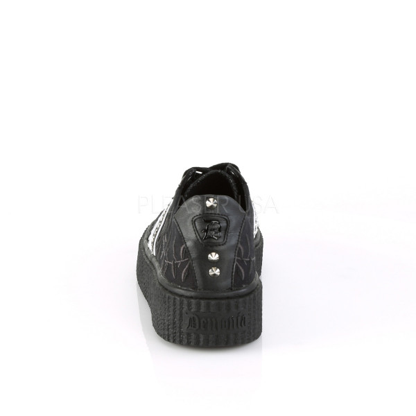 1 1/2 inches PF Round Toe Lace-Up Front Low Top Creeper Sneaker — image 12 of 16