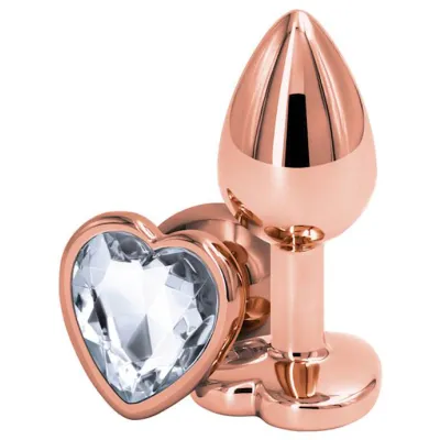 Rear Assets Heart Plug 2 7 Inch Clear Small