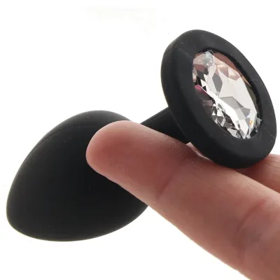 Glams Xchange Round Gem Butt Plug