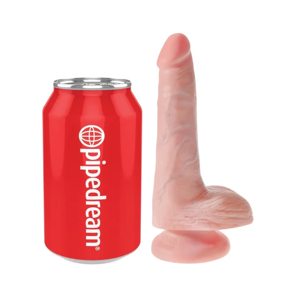 King Cock 6" Cock With Balls - Light