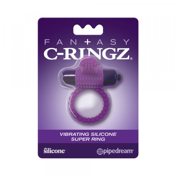 Fcr - Fantasy C-ringz Vibrating Silicone Super Ring Purple — image 6 of 12
