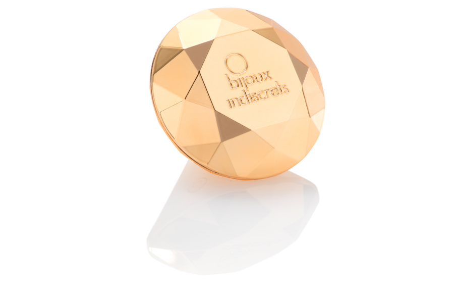 Bijoux Indiscrets Gold-Plated 1.8" Vibrating Diamond Massager