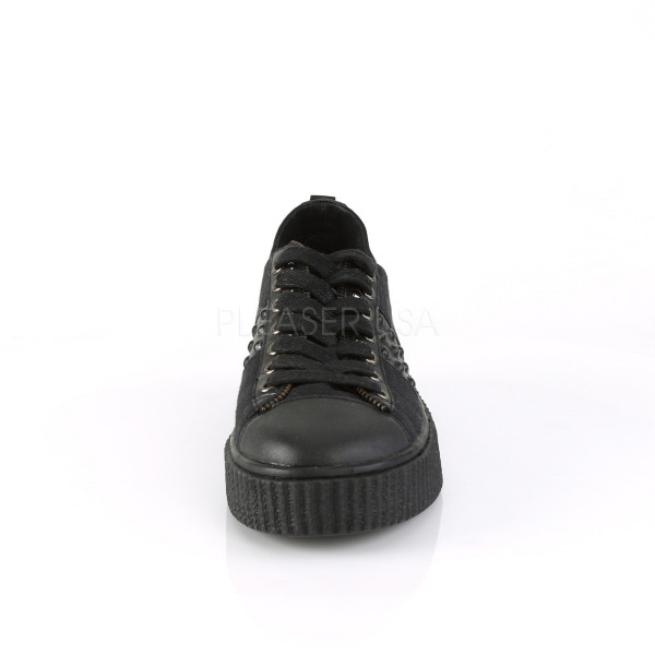 1 1/2 inches PF Round Toe Lace-Up Front Low Top Creeper Sneaker — image 6 of 16
