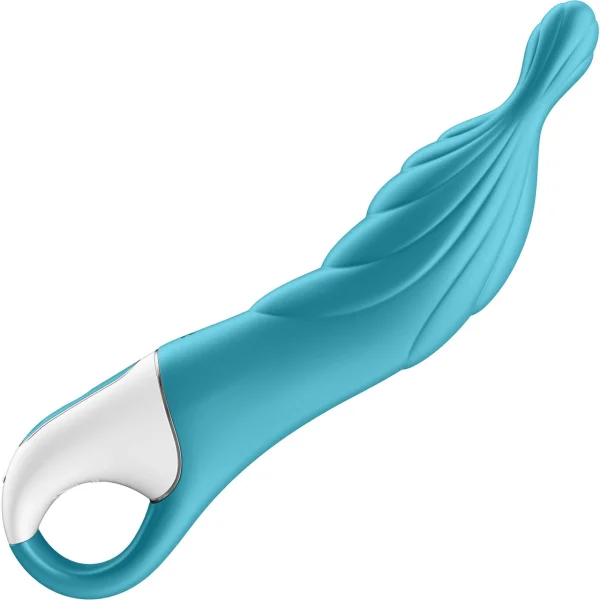 Satisfyer A-Mazing 2 Rechargeable Waterproof 12-Function A-Spot Vibrator - Turquoise