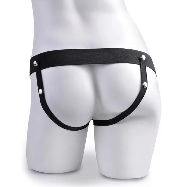 Fetish Fantasy 7.5-inch Hollow Squirting Strap-On with Balls