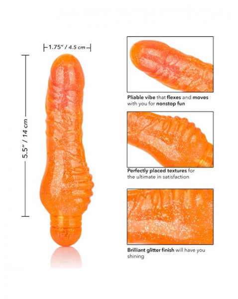 Sparkle Shimmer Stud - Orange
