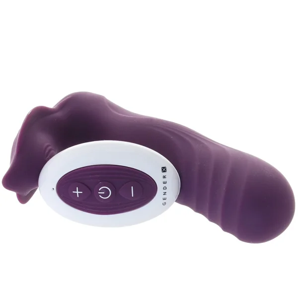Velvet Hammer - Thrusting Plug Vibrator with Remote Control