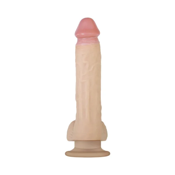 Adam's Rechargeable Thrusting Dildo with Remote Beige — image 8 of 10