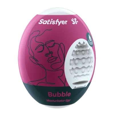 Satisfyer Masturbator Egg Bubble Violet