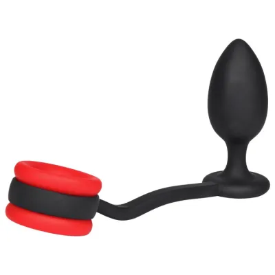 Bondara Cocked and Loaded Silicone Butt Plug Cock Ring