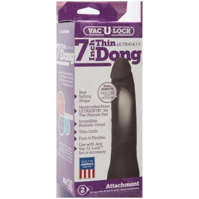 Vac U Lock 7 Inch Ur3 Thin Dong Black