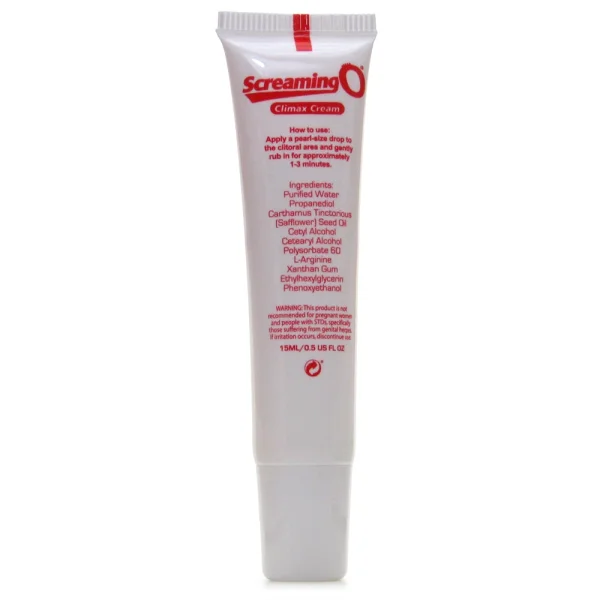 Screaming O climax cream