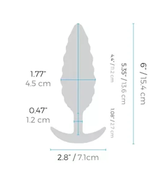 Twist Texture Plug  - 5 Inch — image 11 of 12
