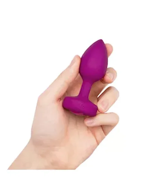 B-vibe Vibrating Jewel Plug - 3.8 Inch - Fuchsia - S/m — image 12 of 16