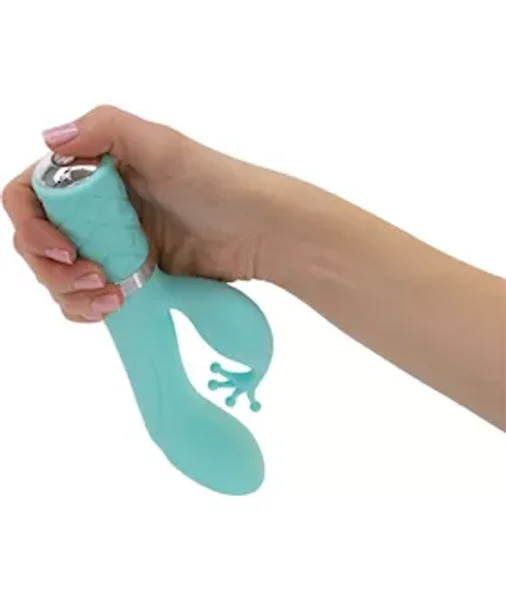 Pillow Talk Kinky Vibrator - Teal - 8.5 Inch — image 9 of 12