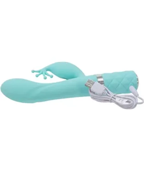 Pillow Talk Kinky Vibrator - Teal - 8.5 Inch — image 10 of 12