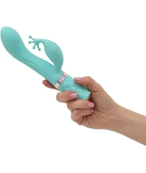 Pillow Talk Kinky Vibrator - Teal - 8.5 Inch — image 8 of 12