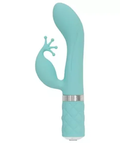 Pillow Talk Kinky Vibrator - Teal - 8.5 Inch — image 7 of 12