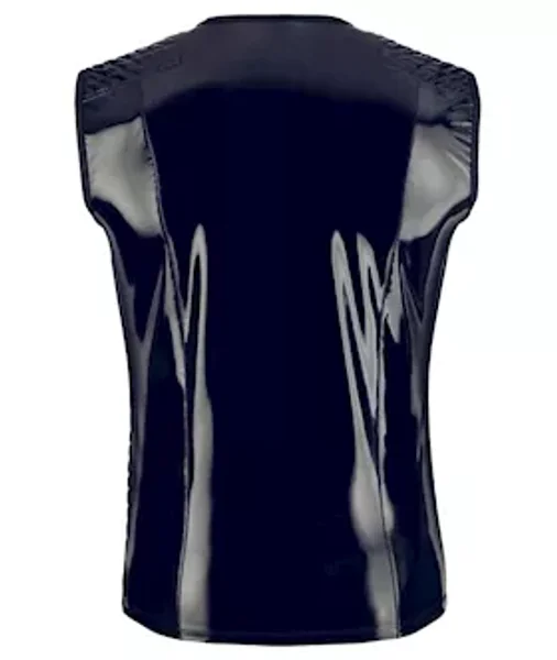Vinyl Biker Shirt - Black - Small — image 11 of 12