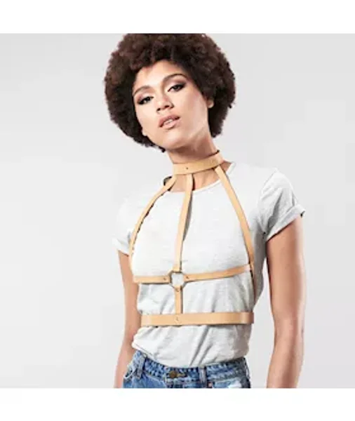 Bijoux Indiscrets Maze H Harness - Brown — image 4 of 6