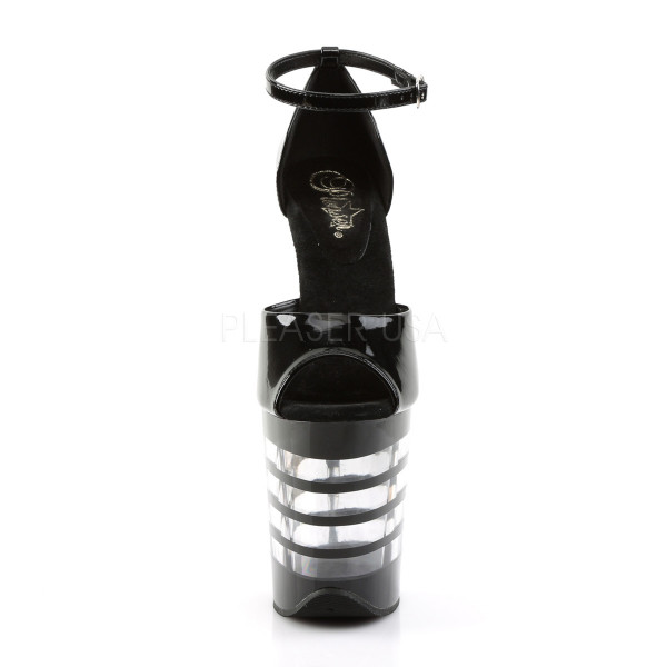 8 inches Heel, 4 inches Lined PF Ankle Strap Close Back Sandal — image 6 of 8