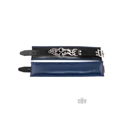 Rouge Padded Ankle Cuff Black blue