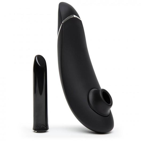 Womanizer Silver Delights Collection Premium Clitoral Stimulator & Tango Mini Vibrator