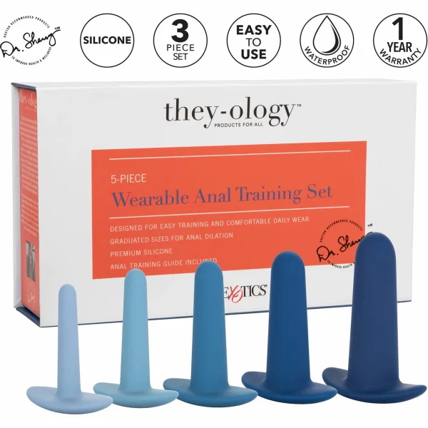 They-ology 5-Piece Wearable Silicone Anal Training Set By CalExotics