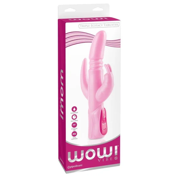 Wow Vibe Thrusting Triple Ecstacy Rabbit
