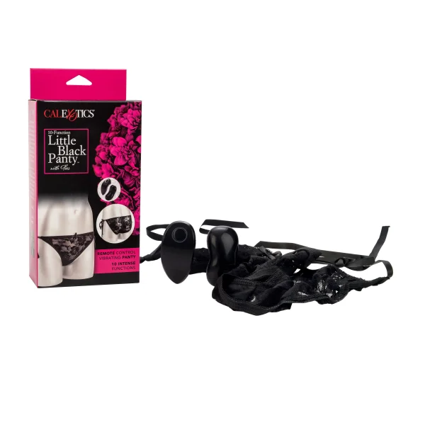Remote Control 10 Function Little Black Panty - Panty