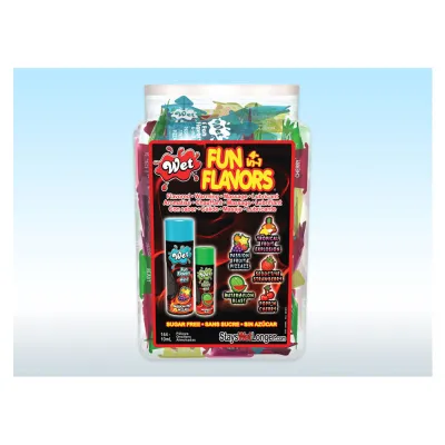 Wet Fun Flavors Asst 10ml Bowl 144