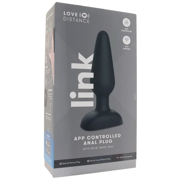 Love Distance Link App Controlled Anal Plug