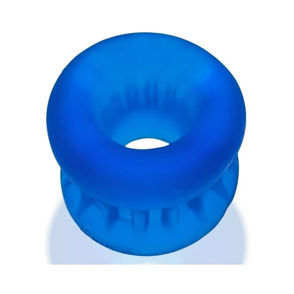 Extreme Bondage Gear:  Oxballs Ultracore Core Ballstretcher With Axis Ring Blue Ice