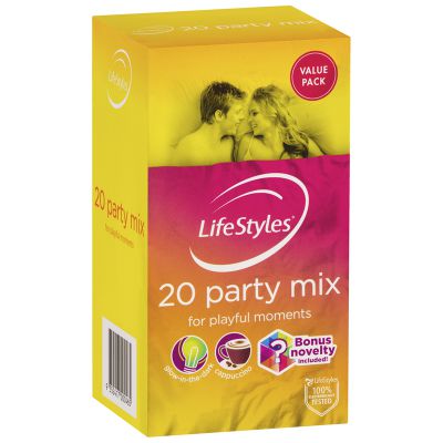 LifeStyles Healthcare Party Mix 20pk Condoms