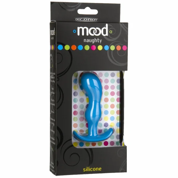 Doc Johnson Mood Naughty 2 Silicone Butt Plugs, Sizes Small to Large