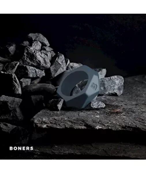 Boners Diamond Cock Ring  - Grey — image 6 of 6