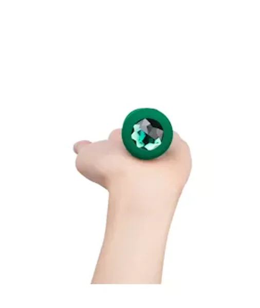 B-vibe Vibrating Jewel Plug - Green - M/l — image 13 of 16