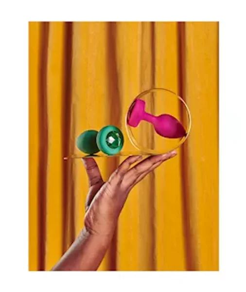 B-vibe Vibrating Jewel Plug - Green - M/l — image 16 of 16