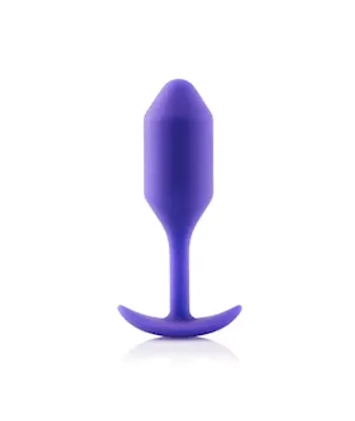 B-vibe Snug Plug 2 - Purple - 4.3 Inch — image 9 of 16