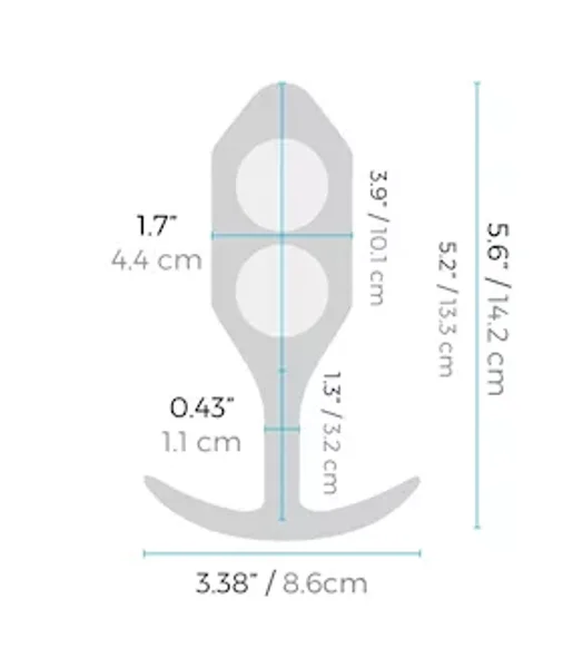 B-vibe Snug Plug 4 - Black - 5.2 Inch — image 13 of 16
